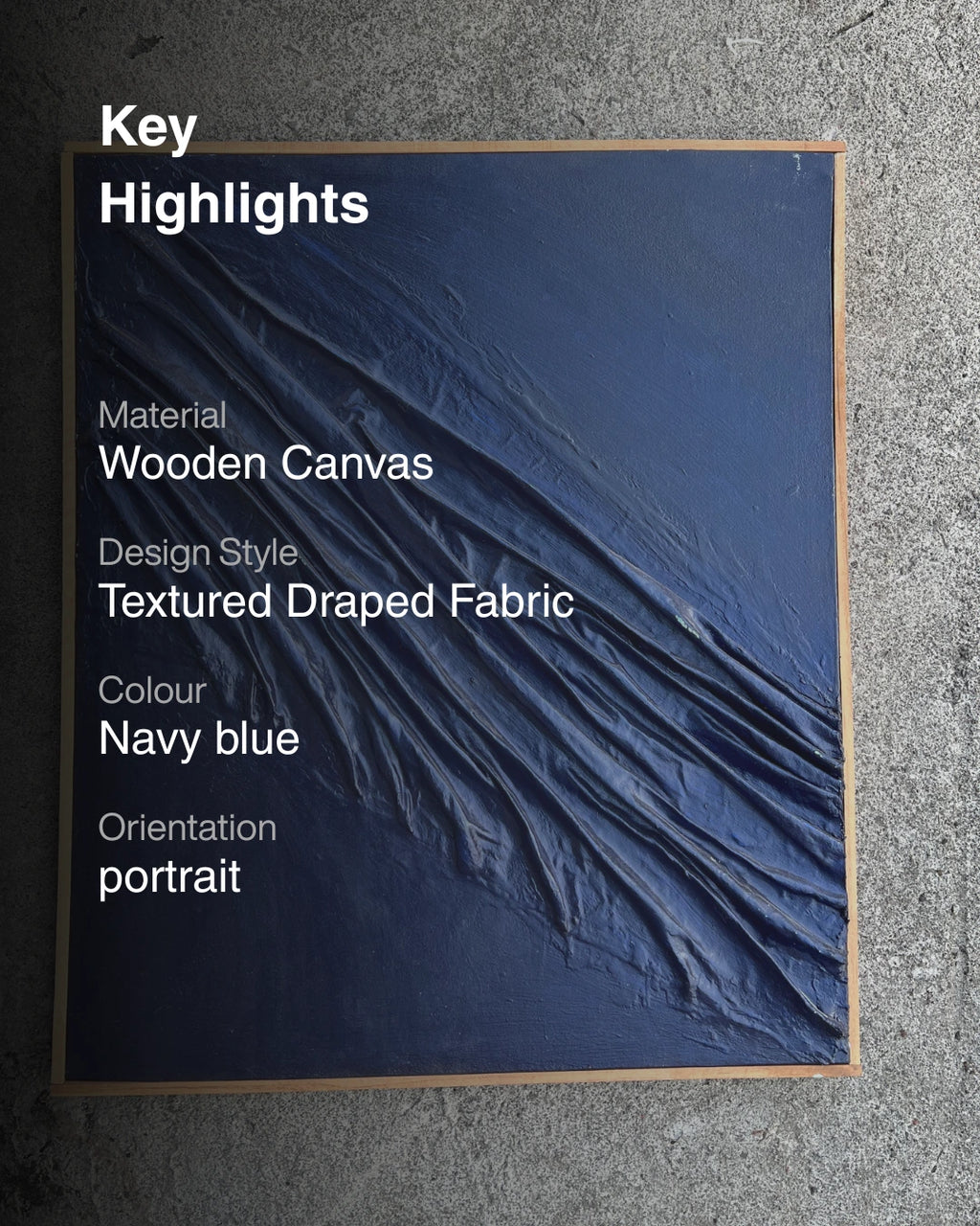 Blue Draped
